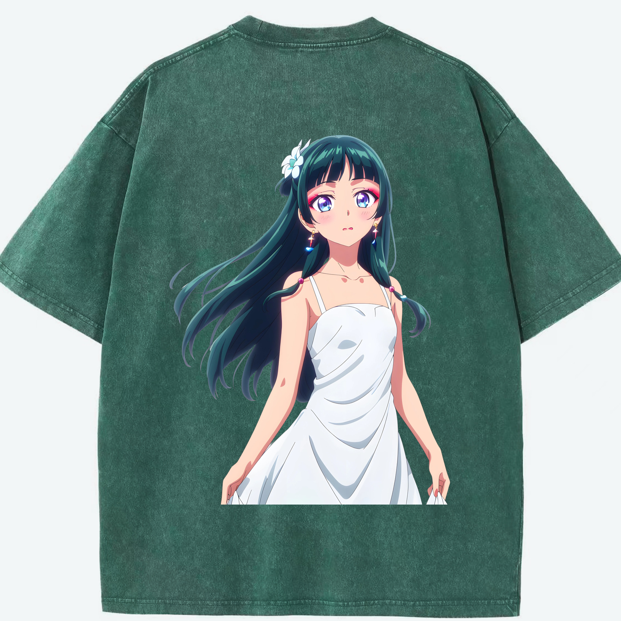 （画像用） 薬屋のひとりごと The Apothecary Diaries 綿100% ヴィンテージ風 半袖Tシャツ（背面プリント）